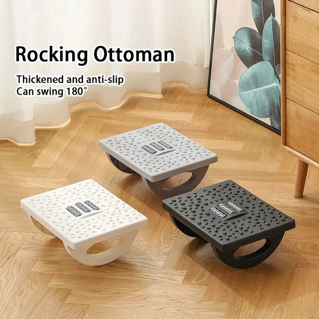 Portability Foot Rest Under Desk Footrest Ergonomic Foot Stool With Massage Rollers Foot Rest For Home Office Work