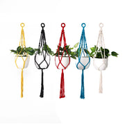 Handmade Plant Hanger Baskets Flowerpots/Hanging Balcony Decoration Knotted lifting Rope-Shoppers Preferred Choice