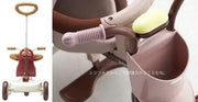 Close-up of iimo Tricycle (Classic Version) handlebar and front basket, showing child-friendly grip and storage features for riding fun.