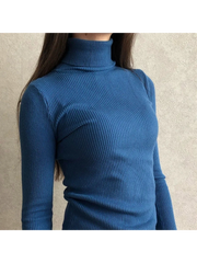 Women’s Cozy Turtleneck Sweater – Soft Knit with Cashmere Feel for Autumn & Winter 2025