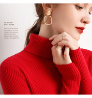 Women’s Cozy Turtleneck Sweater – Soft Knit with Cashmere Feel for Autumn & Winter 2025